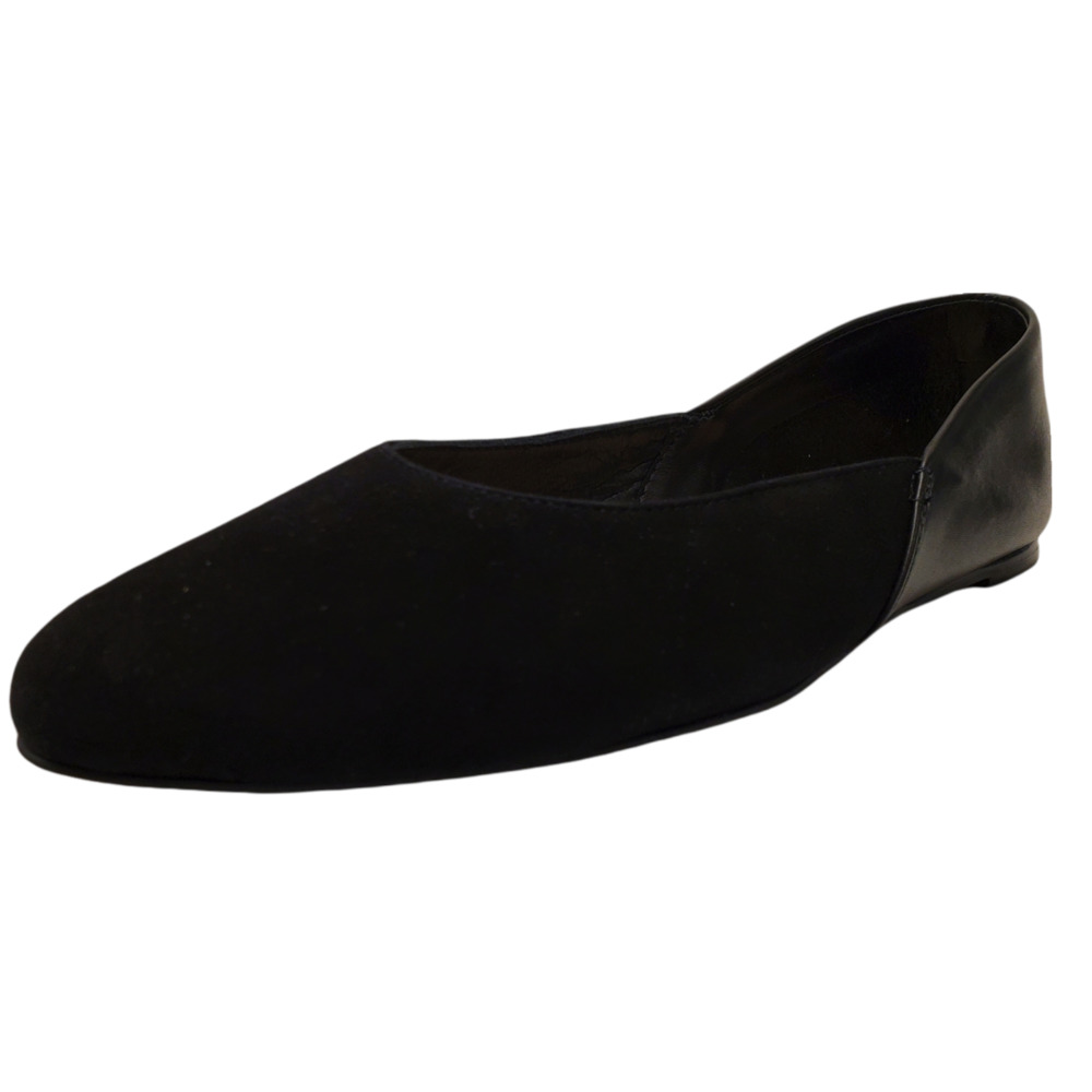 Botkier Women's Shoes Britt Mixed Media Flats Leather Black 5.5 M
